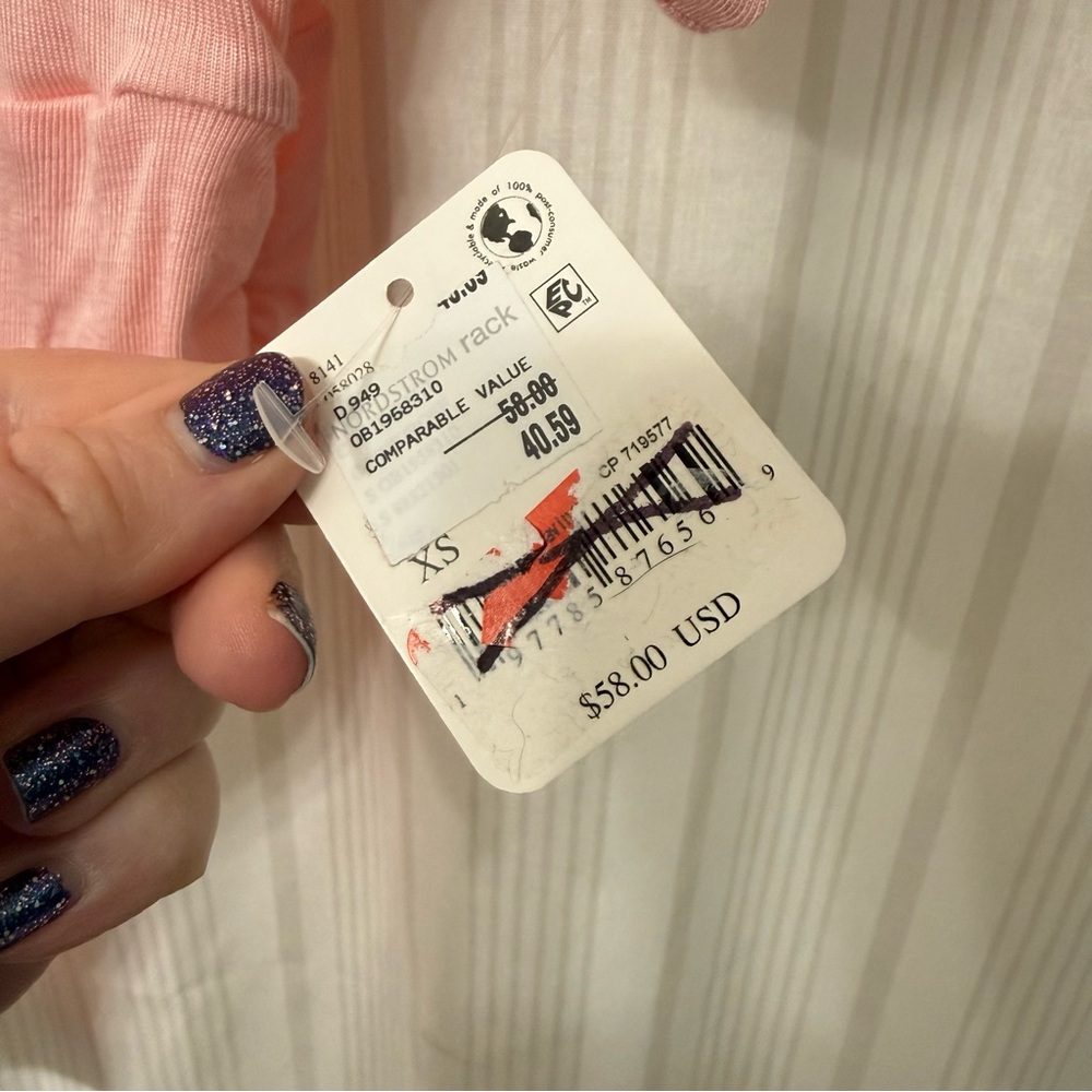 NWT💎 FREE PEOPLE Intimately Homebody Boatneck Bodysuit in Pink Salt - Picture 5 of 10